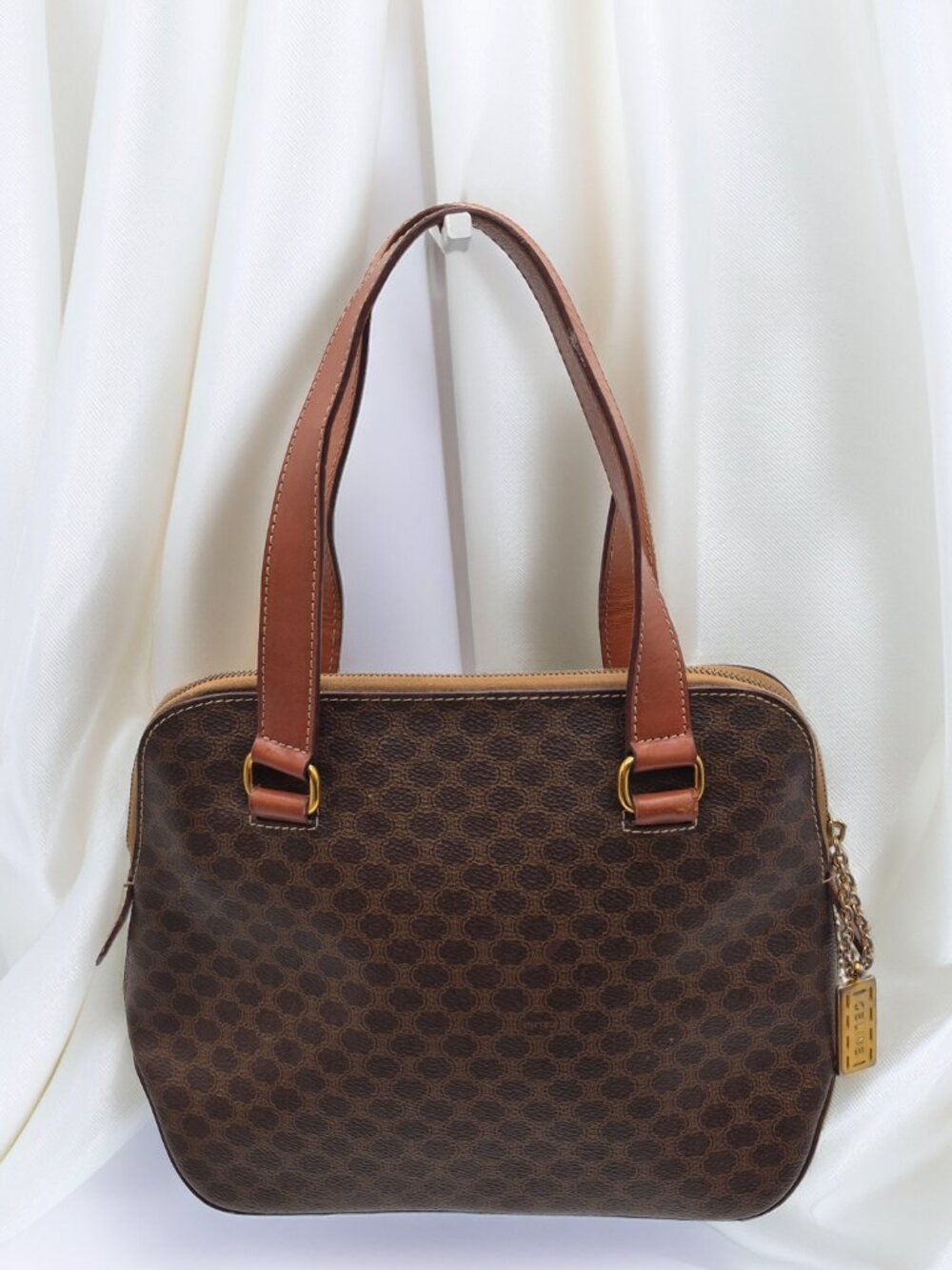 CELINE Macadam Bowler bag with COA 12" x 9" - Picture 2 of 12